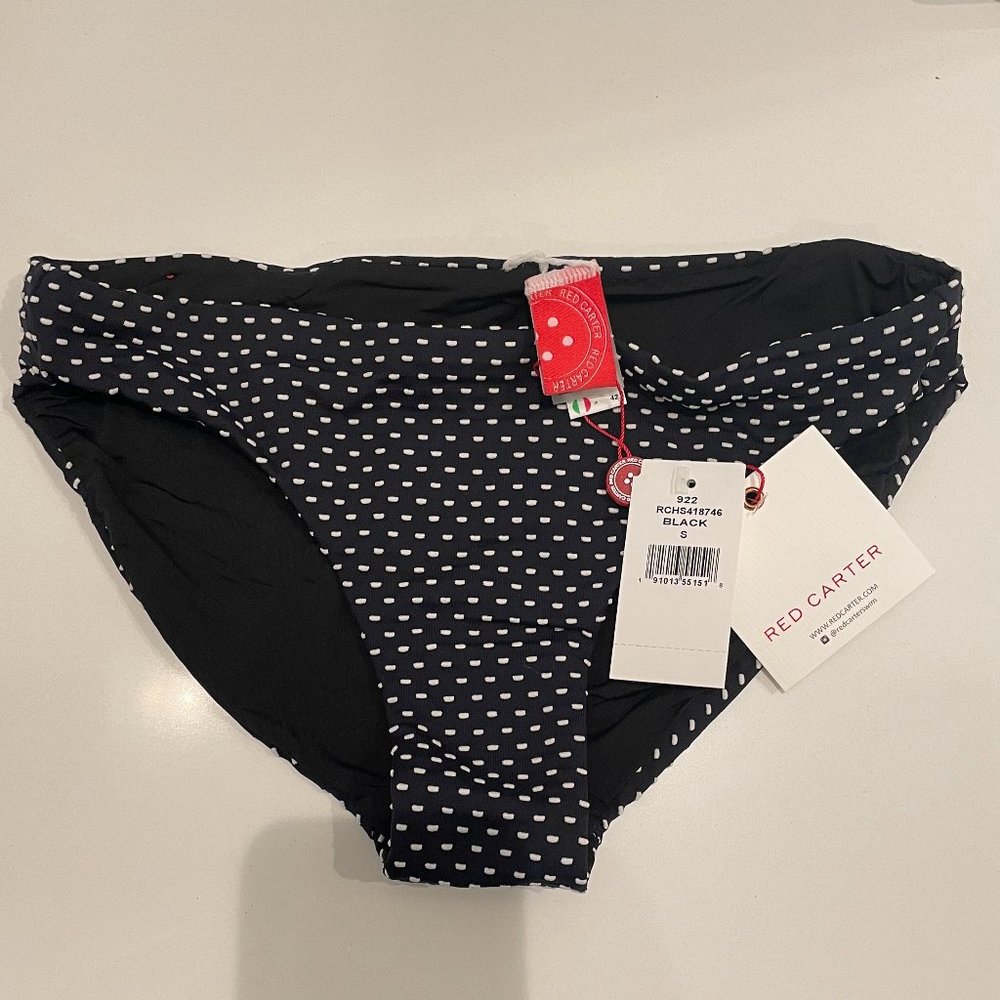 Red Carter Bikini Bottom Women's Medium NWT
